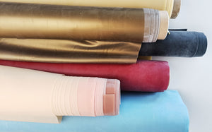 Latex sheets on rolls in different colors