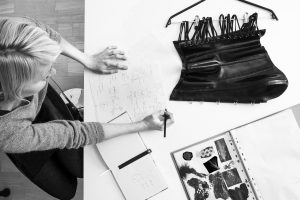 Black white picture work designer nicoline hansen
